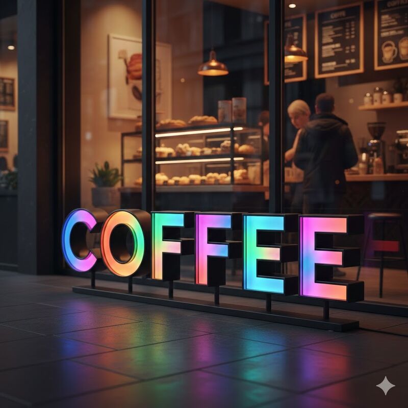 000 часов Продолжительность жизни LED-канал Письменный знак Тип Письменный знак Идеально подходит для розничной рекламы и вывесок